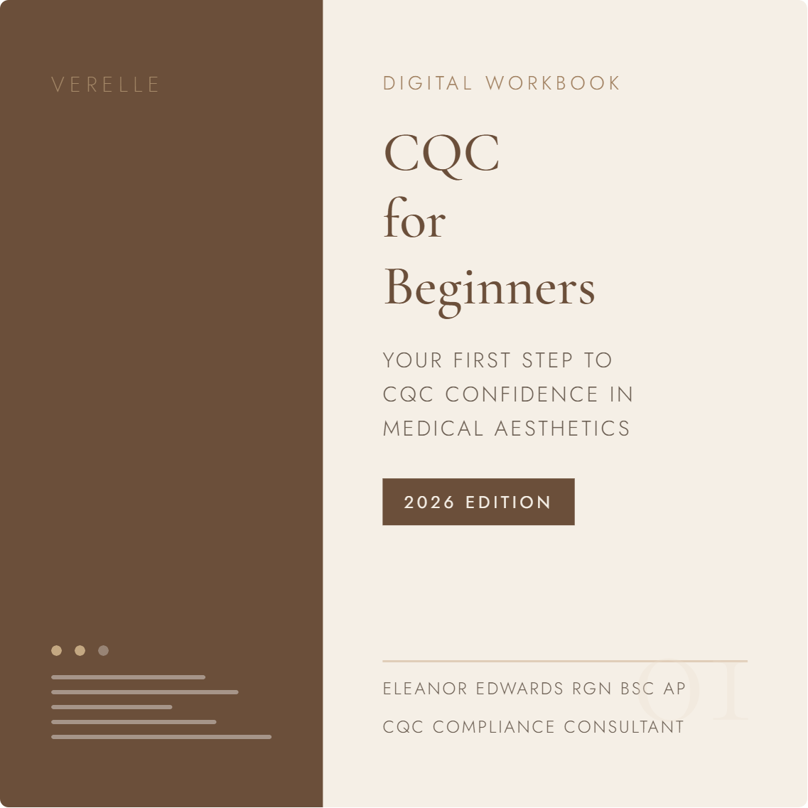 Compliance for Beginners™ | Your First Step to CQC Confidence