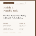 Mobile Sink Risk Assessment | Aesthetic Clinic Compliance Template